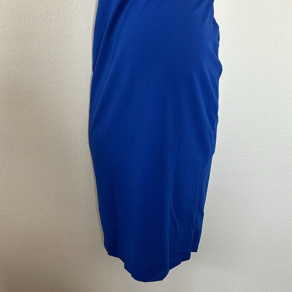 PinkBlush Royal Cobalt Blue Off Shoulder Sweetheart
Neckline Maternity Dress - Picture 6 of 11